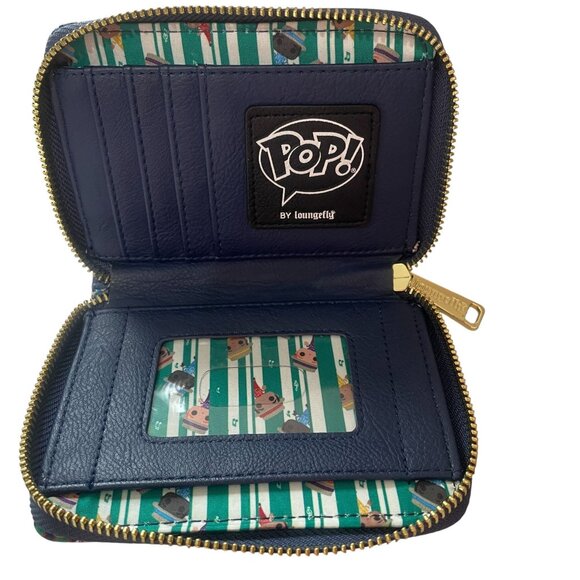 Disney Parks Loungefly Pop Wallet Zip Around Main Street Kawaii Cartoon NWOT - Picture 4 of 7